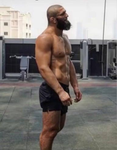Khamzat Chimaev looking jacked at 185