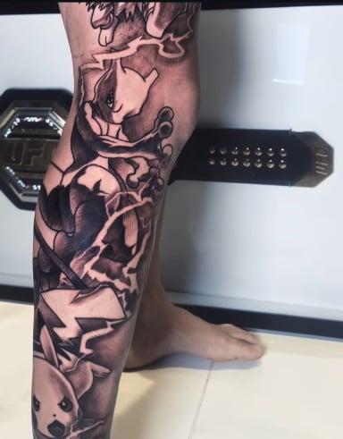 Charles Oliveira shows off new Pokémon tattoo, I think it’s pretty sick.
