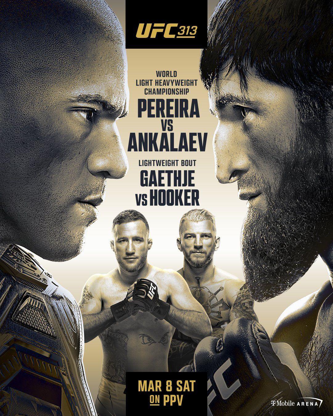 UFC 313 poster just dropped. 