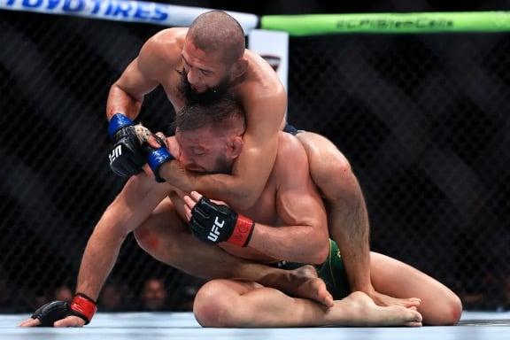 Grappling domination is the fault of the guy getting dominated, not the other way around.