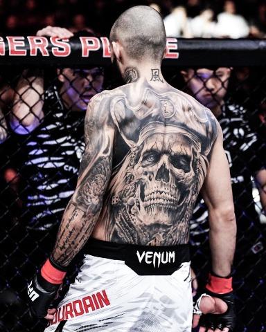 Who has the best back tattoos in the UFC?