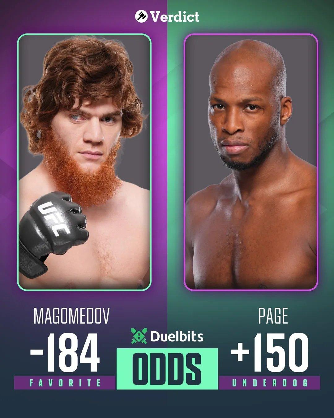 Shara Bullet is the favorite over Venom Page this weekend 👀 (Odds via Duelbits)