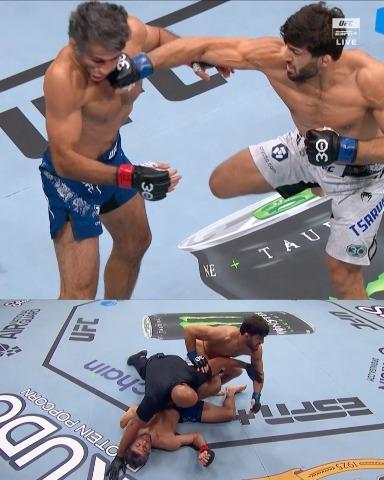 The right hand by Arman Tsarukyan was nasty