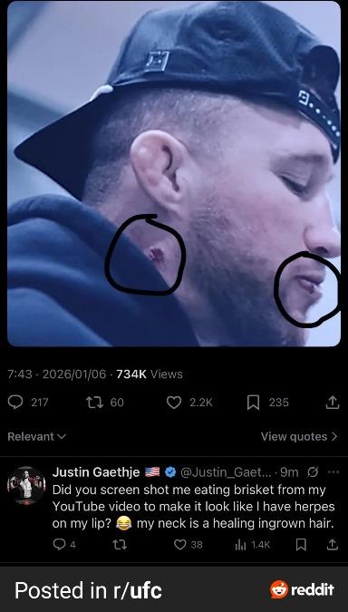 Gaethje staff rumours. What are your thoughts on his reply?