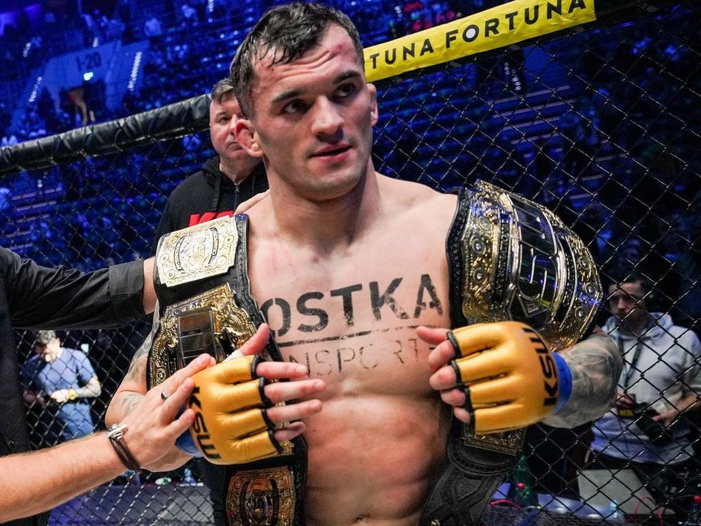 Soldic wants to collect as many belts as he can to build a legacy. Credits to: KSW