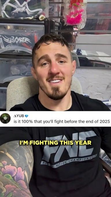 Does Tom Aspinall have a fight signed?