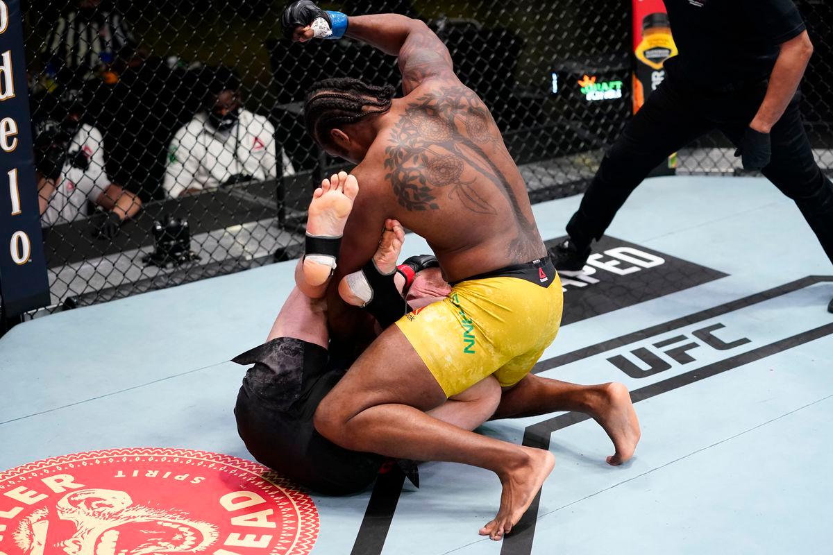 Ryan Spann in his win against Misha Cirkunov. Photo by Jeff Bottari, Zuffa LLC.