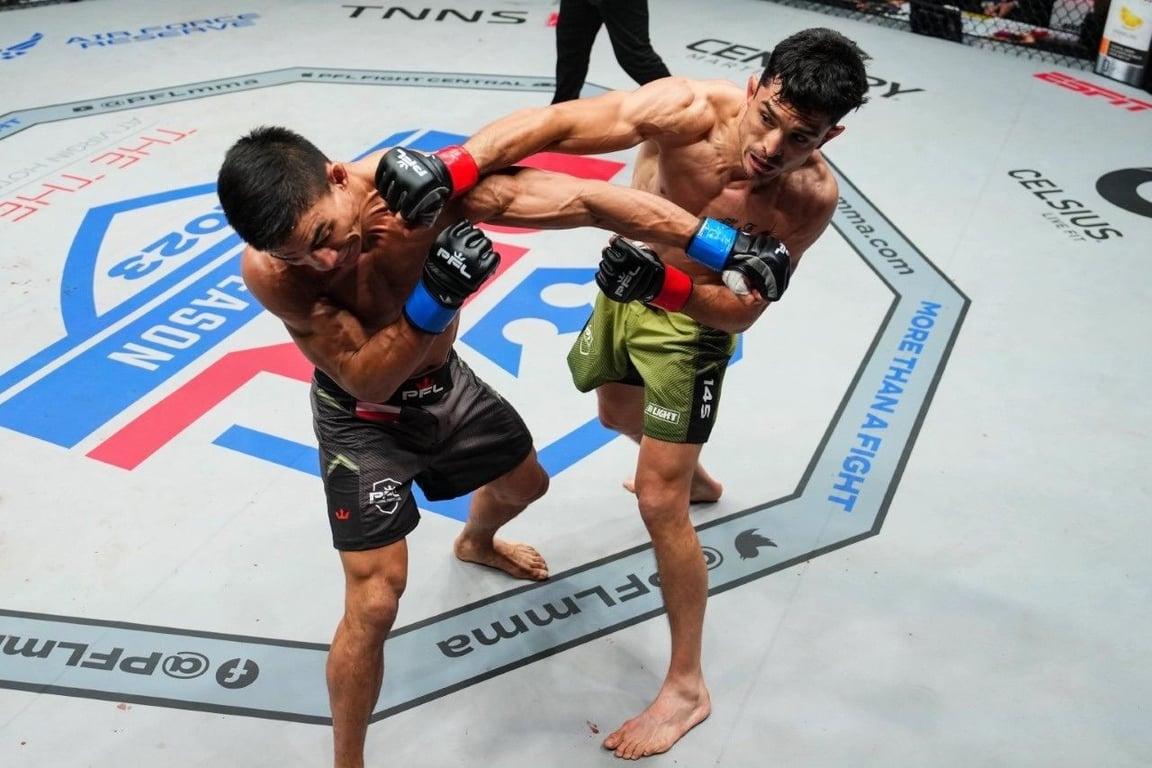Alejandro Flores wins. Credits to: PFL.