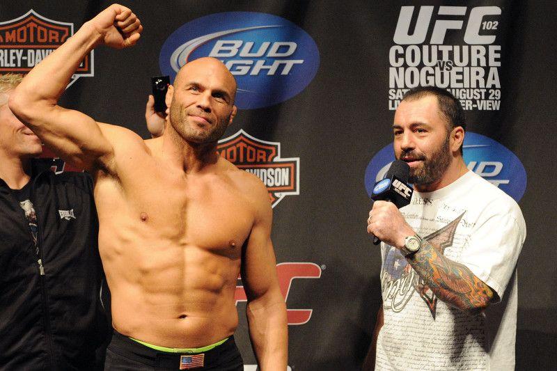Randy Couture after making weight at his final fight at Heavyweight. Credits to: Jon Kapaloff-Zuffa LLC.