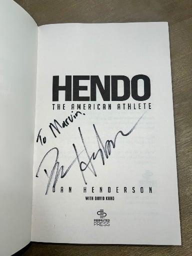 My Autograph Book from Dan Henderson Came In today! 🙏🏼Can’t wait to read it!