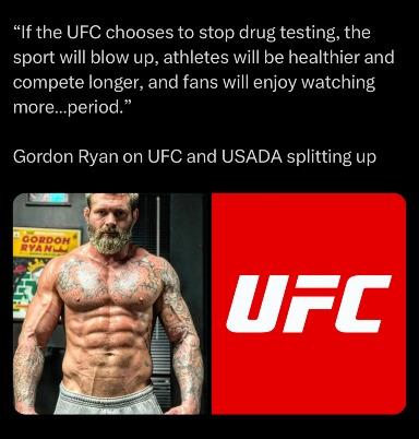Gordon Ryan is in favor of no drug testing in the UFC. What do you think about his logic?