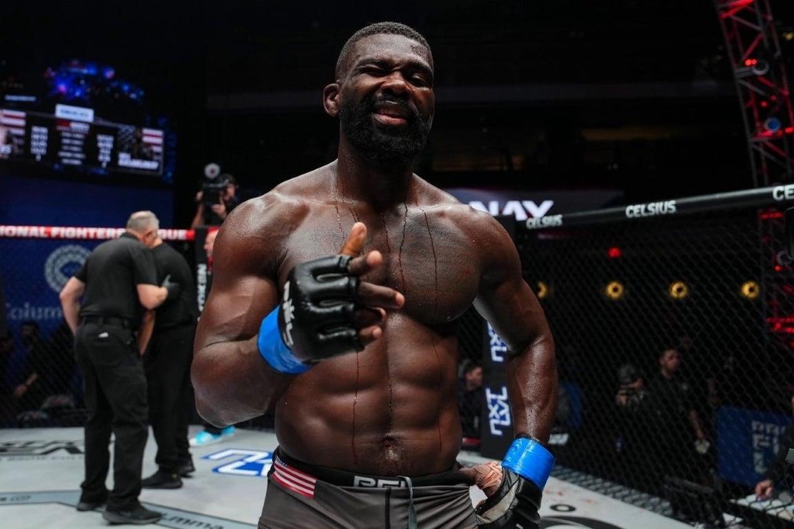  Impa Kasanganay wins. Credits to: PFL.