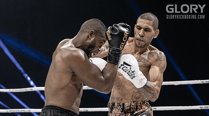 Alex Pereira def. Donegi Abena by knockout. Credit: Glory Kickboxing.