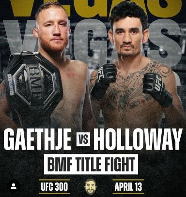 This Fight Is Random. Justin Gaethje Vs. Max Holloway At UFC 300!