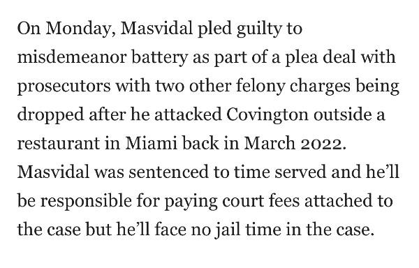 Jorge Masvidal avoids jail time for Colby Covington felony charge