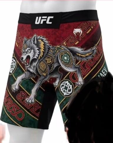 Khamzat Chimaev custom fight shorts for 319