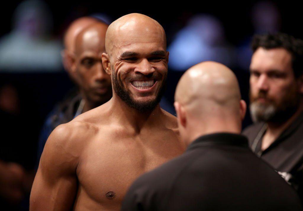 Christian Duncan in the inspection zone prior to his fight against Dusko Todorovic in London. Credits to: Kieran Cleeves - Zuffa LLC