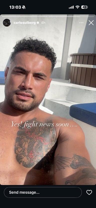 Ulberg posted that there is fight news coming ! Is it Jiri ?? 