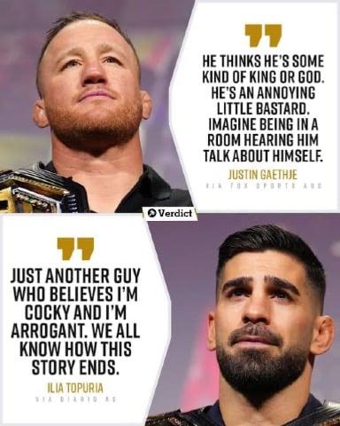 I’m not convinced it’s going to happen but I’d love ❤️ Justin to chin this guy !!! 