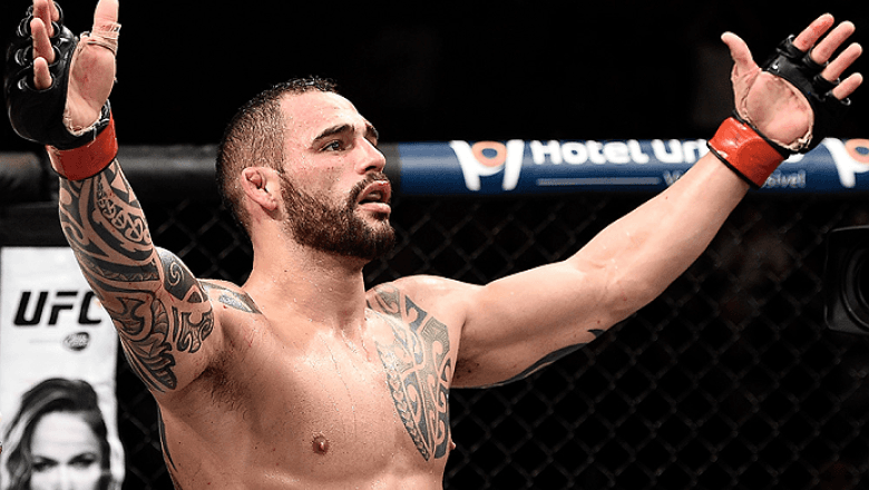 Santiago Ponzinibbio always puts on a show with his all-action style. Photo by UFC.