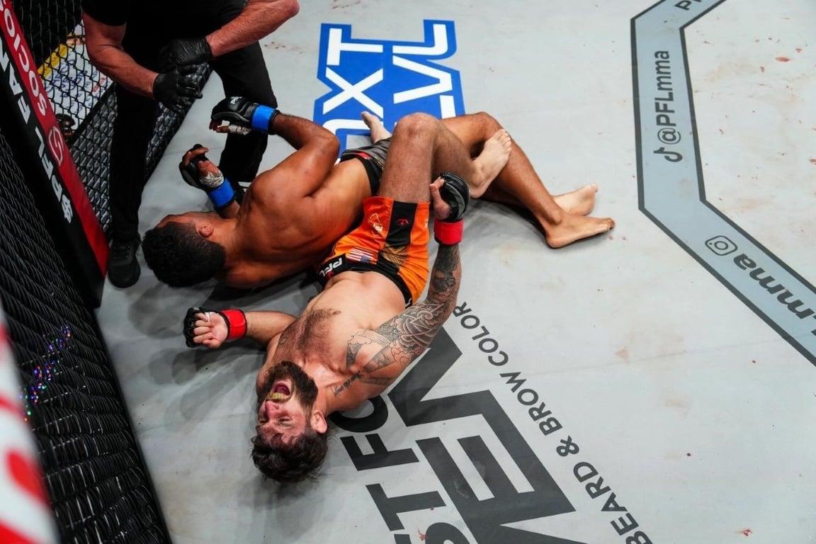 Josh Silveira wins. Credits to: PFL.