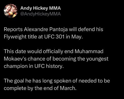 Report- Alexandre Pantoja will defend his Championship at UFC 301 in Brazil