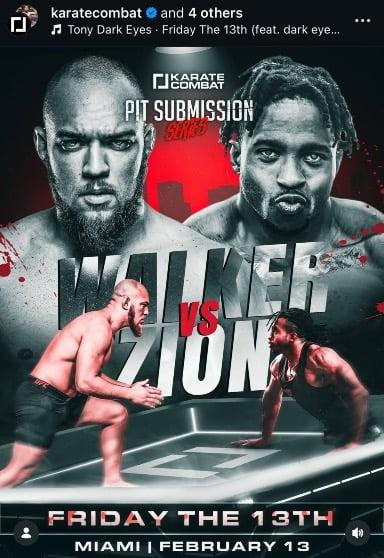 Valter Walker is doing a grappling match vs. A guy with no legs 💀💀💀💀