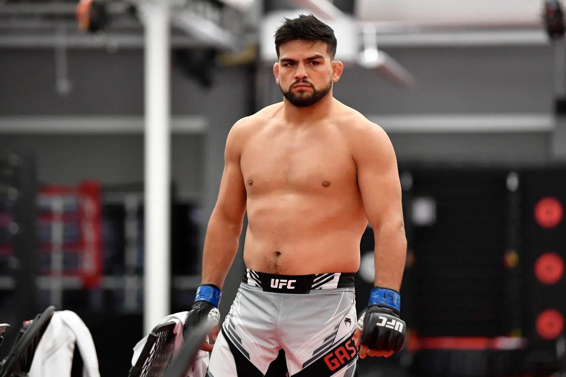 Kelvin Gastelum ready for war. Credit: Chris Unger - Zuffa LLC.
