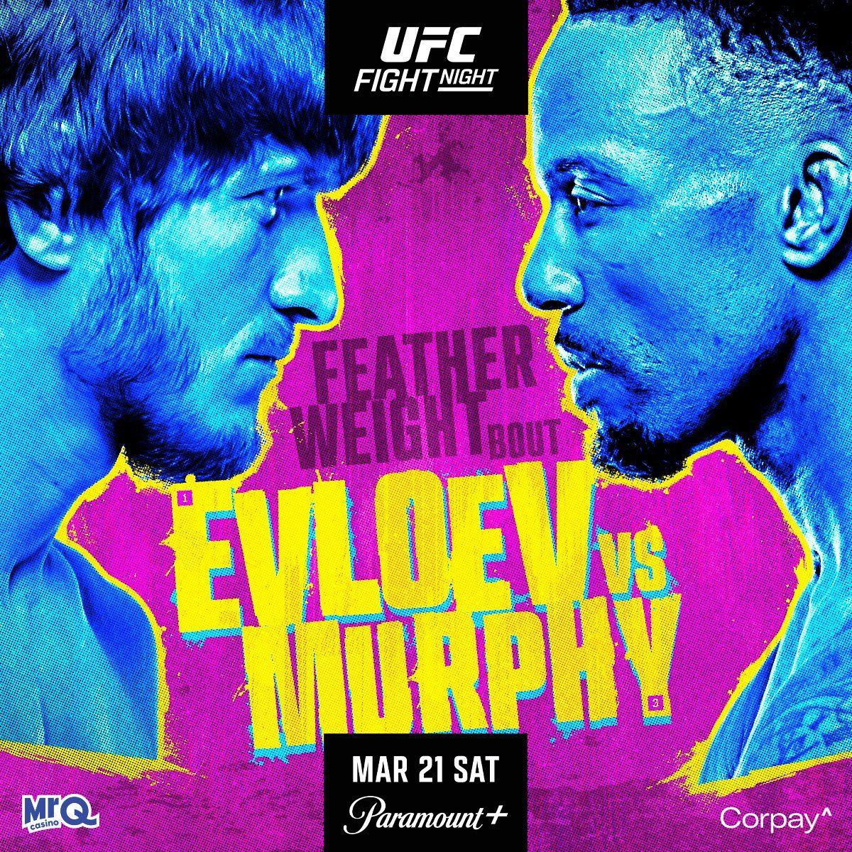 [Official Discussion Thread] UFC Fight Night: Evloev vs. Murphy