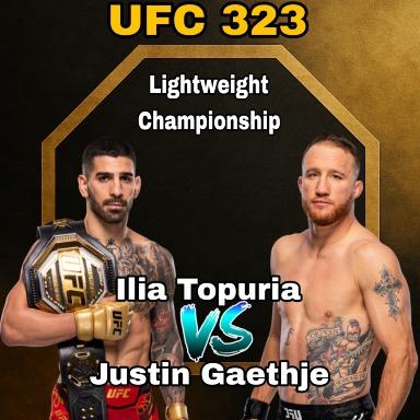 Justin Gaethje vs Ilia Topuria is Targeted for Ufc 323 ⚔️🛡️