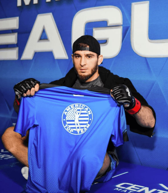 Umalatov representing his fight camp, American Top Team. Photo by Magomed Umalatov Instagram.