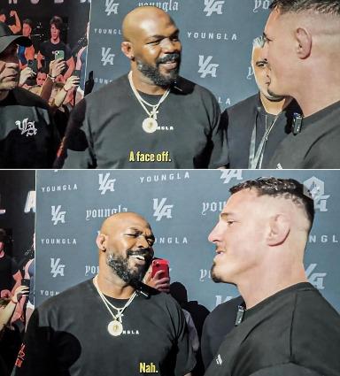Jon Jones rejected a face off against Tom Aspinall