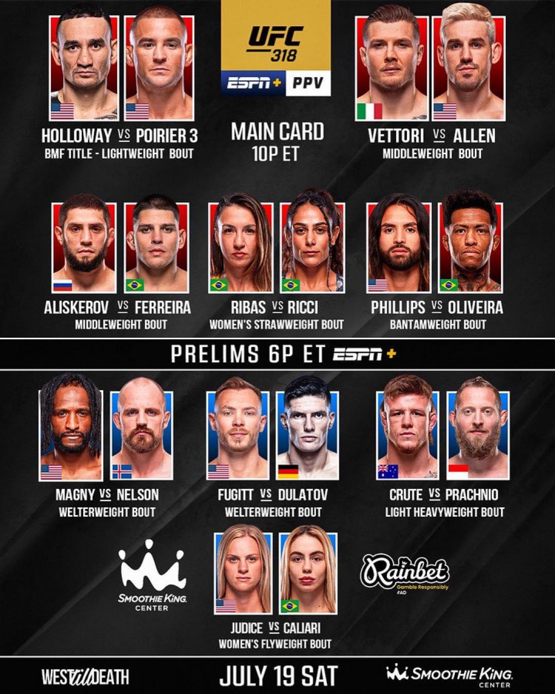 UFC 318 IS GARBAGE 🗑️ (sorry for low quality pic it’s all I could find)