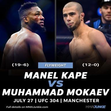 Manel Kape vs. Muhammad Mokaev is being targeted for UFC 304