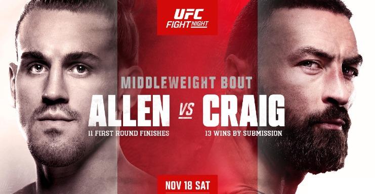 [Official] UFC Fight Night: Allen vs. Craig - Live Discussion Thread