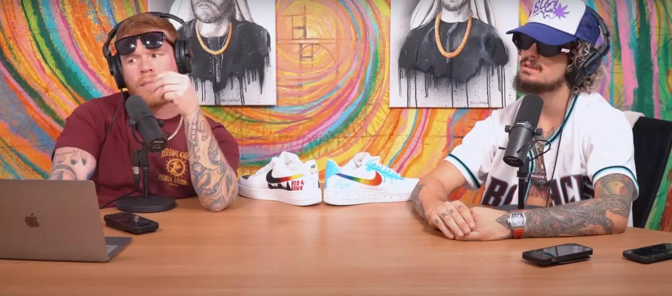 O'Malley and Tim Welch on their podcast, the TimboSugarShow. Credits to: Sean O'Malley on YouTube.