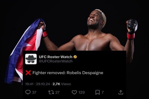 Fighter removed: Robelis Despaigne 🇨🇺 