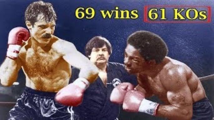 69-6-1 (61 KO’s) Canadian legend and original “ The Iceman” Jean-Yves Theriault is 71 today !