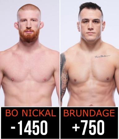 Bo Nickal opens up as a massive favorite against Cody Brundage for UFC 300.