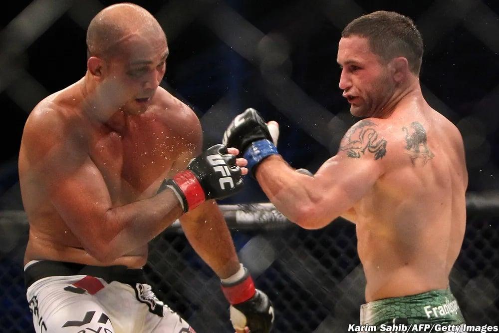 Frankie Edgar scored one of the biggest upsets against B.J Penn. Credit Karim Sahib - Zuffa LLC