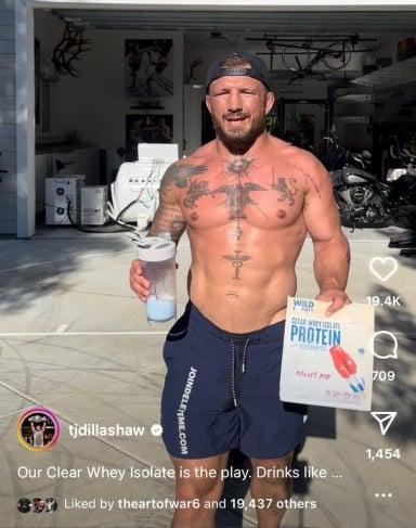 TJ Dillashaw is looking HUGE. He’s gotta be around 180lbs. 