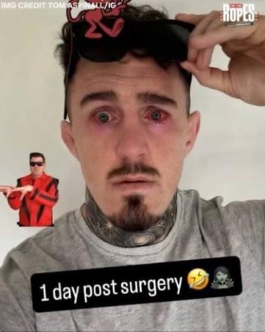 Tom Aspinall's career is in jeopardy 