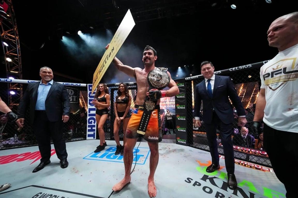 
PFL 10: Championships at the Hulu Theater at Madison Square Garden in New York, New York, Friday, Nov. 25, 2022. Photo credit: Cooper Neill / PFL.