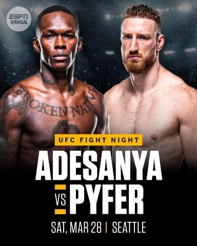 Izzy opens as the underdog vs Pyfer