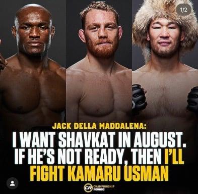 JDM to fight shavkat or Usman in Perth ? 
