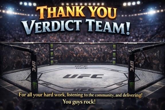 THANK YOU VERDICT TEAM !!!