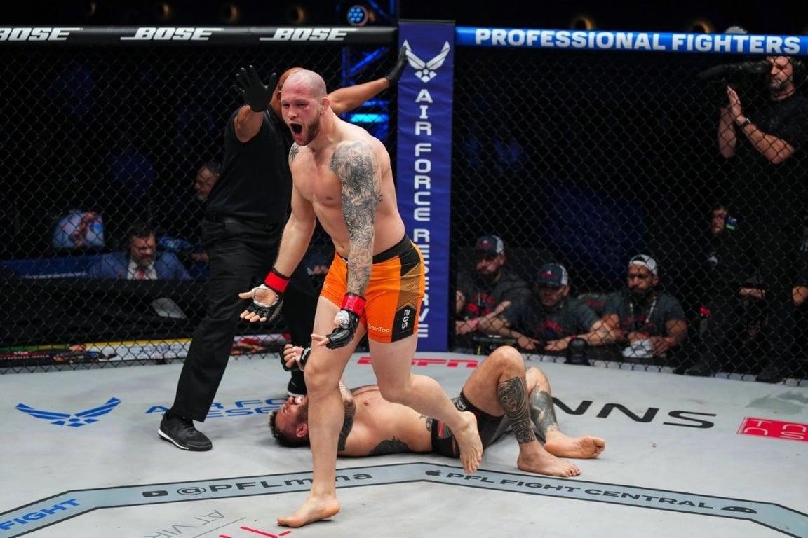 Marthin Hamlet wins. Credits to: PFL.