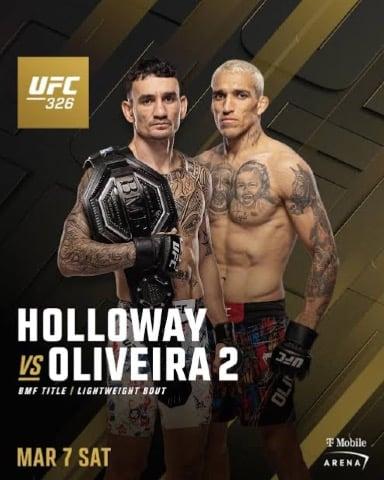Max Holloway vs Charles Oliveira 2 - BMF Title early predictions.