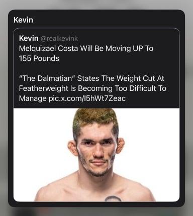 Melki is going to 155