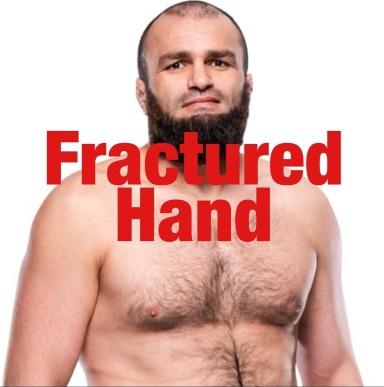 Shamil the Blob Gaziev has fractured his hand in first 30s of his yesterday's fight!